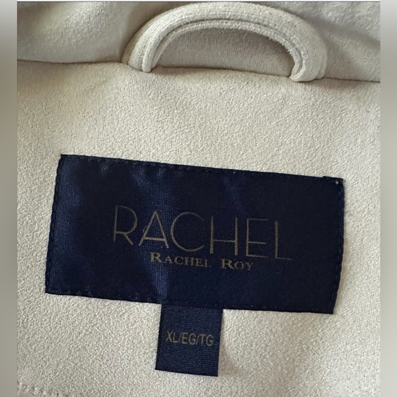 Rachel Roy Coat Women Safari-Type Lined Cinch Waist Button Up Classic. Size XL - Picture 5 of 8